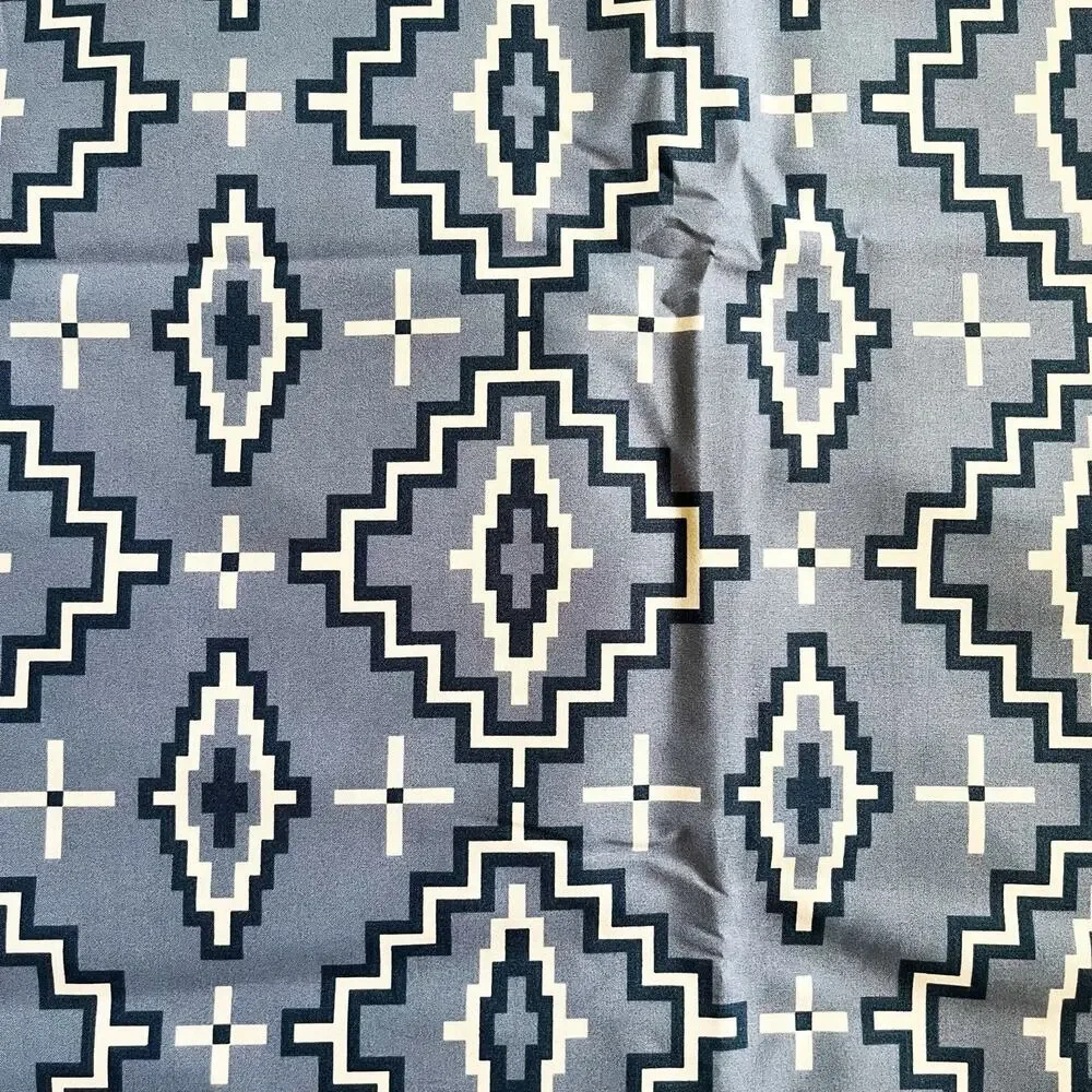 NEW Pendleton Cooling Aztec Southwestern Print Sheet Set - Blue White, King Size